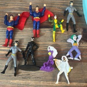 Vintage 90s DC Comics marvel toys figurines‎ collectibles bundle